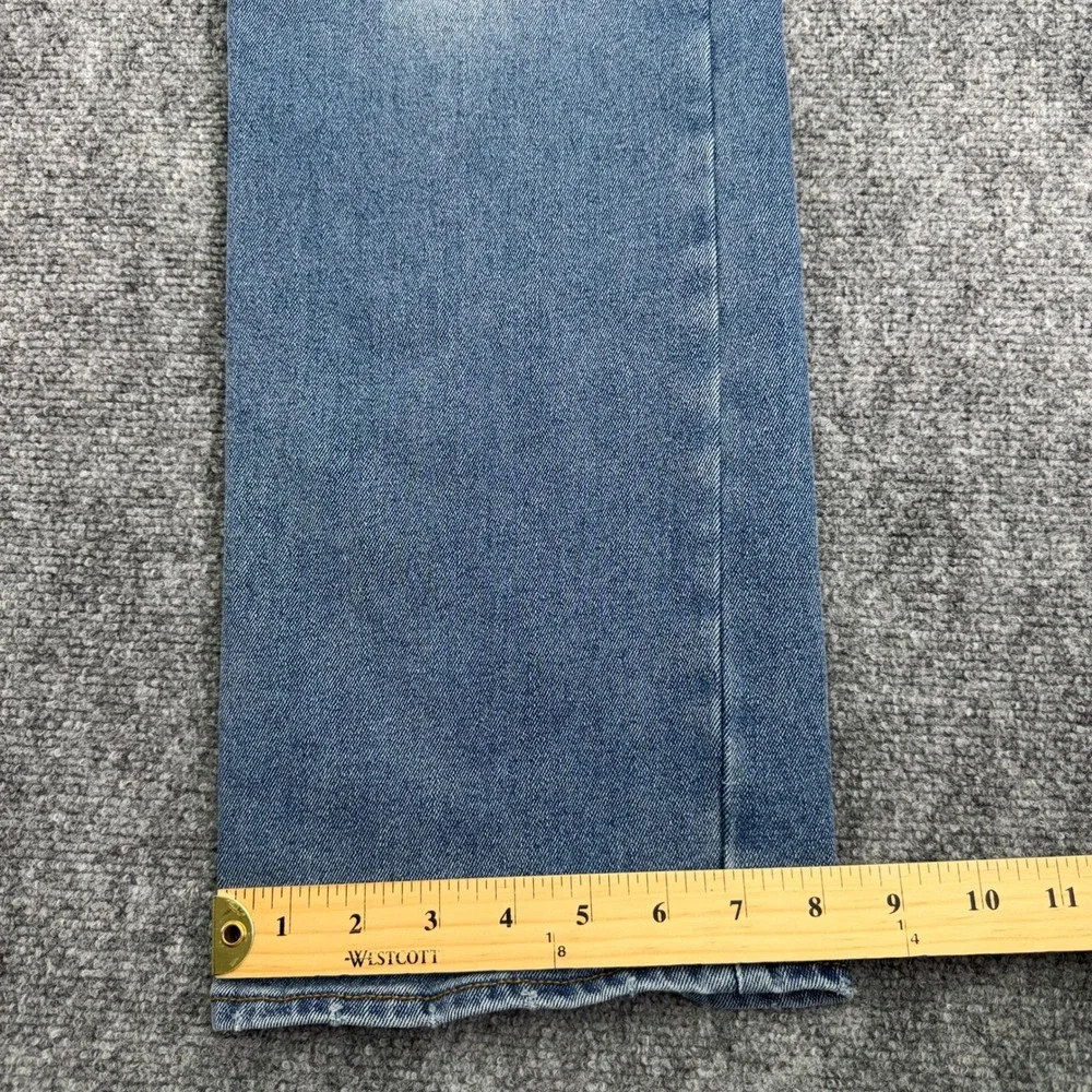 True Religion Jeans Mens 33 (Fits 35x31) Blue Ricky Relaxed Straight Medium Wash